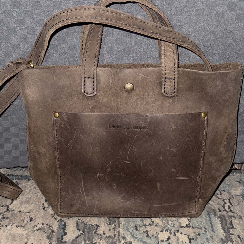 Portland Leather small Brown Tote